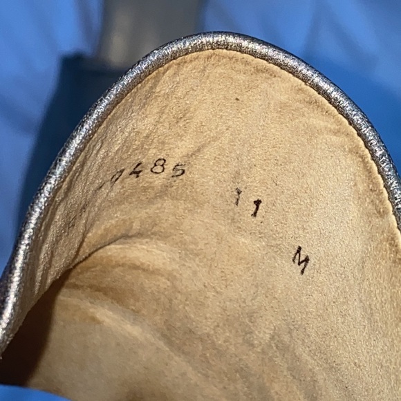 Stuart Weitzman Pewter Cork Wedge Slide Sandals Sz 11 LAST CALL ☎️⚠️ - Picture 7 of 8